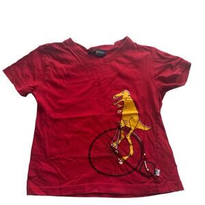 Sophie and Sam Red Dino T-Shirt Size 4T